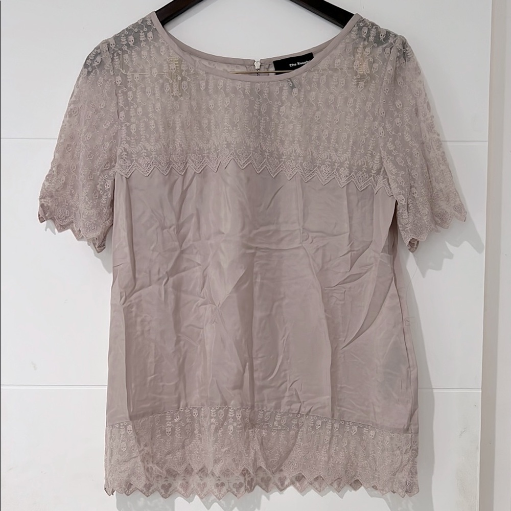 The Kooples women’s dusty pink top. Size L. New without tags